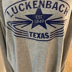 Long Sleeve Luckenbach  Texas Tee Shirt